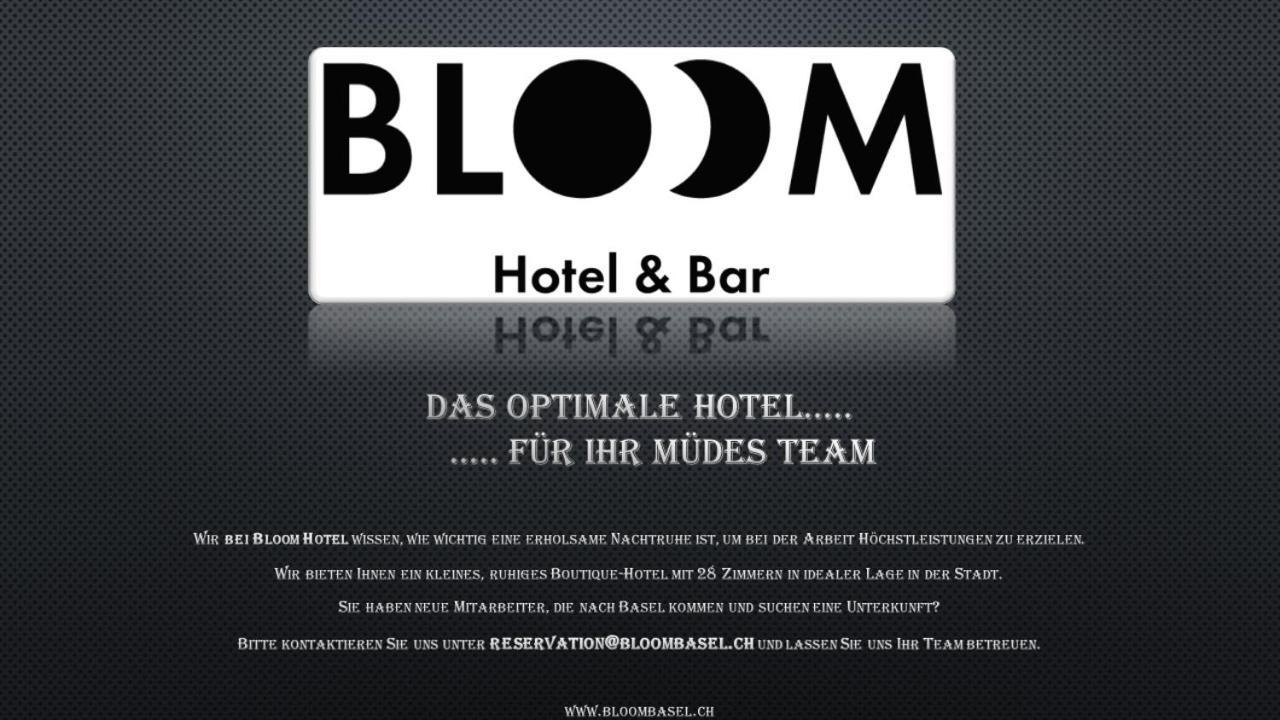 Bloom Boutique Hotel & Lounge Basel Exteriör bild